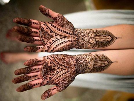 Mehndi Designs for Karwa Chauth - 30 Designs can be done at home