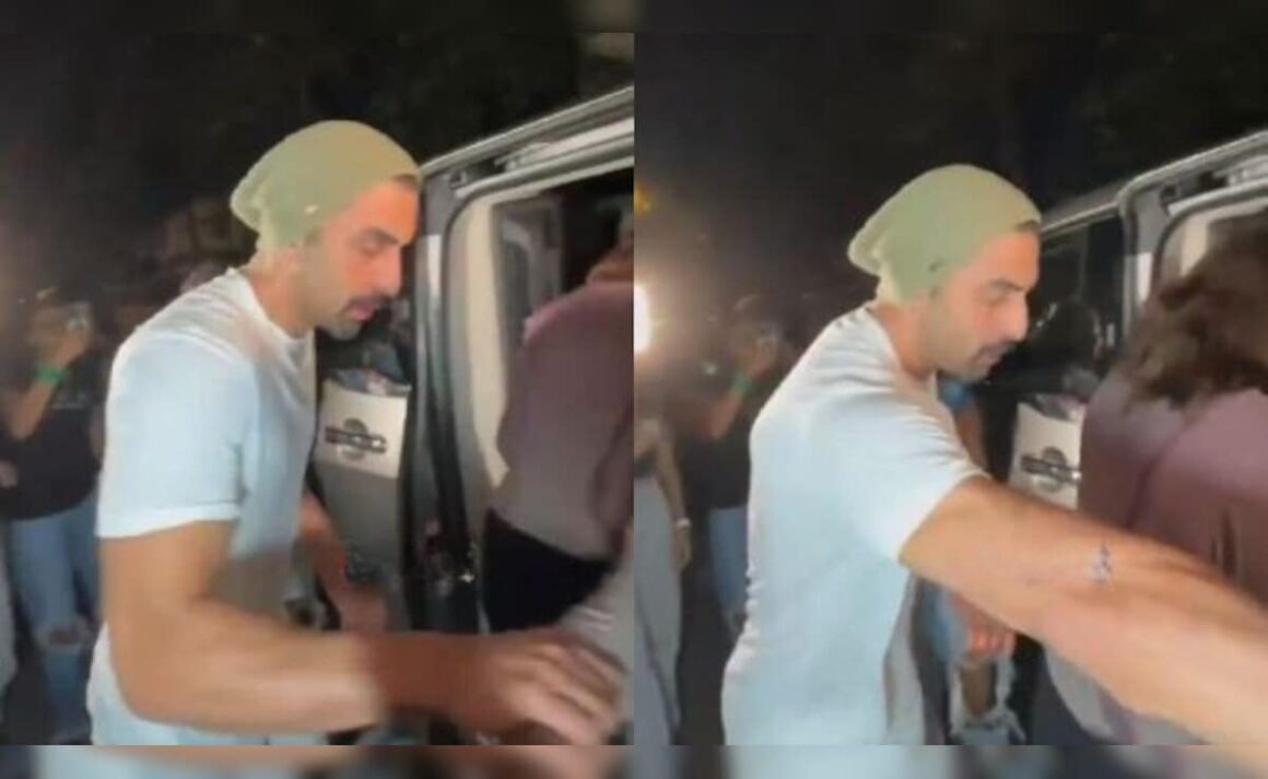 Ranbir Kapoor Loses His Temper At A Paparazzo, Pulls Him By His Arm. Watch