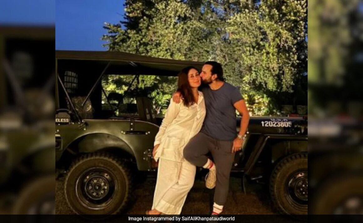 Kareena Kapoor And Saif Ali Khan’s Wedding Anniversary Celebrations Sealed With A Kiss