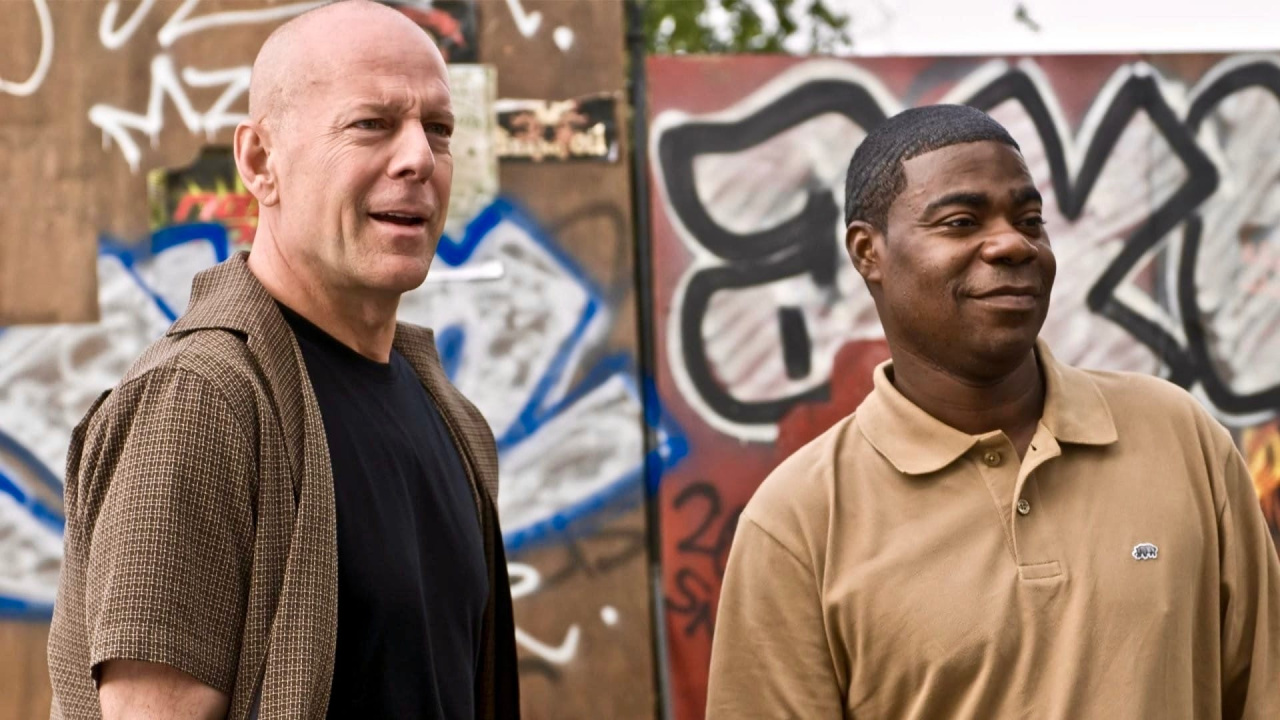 (L to R) Bruce Willis and Tracy Morgan in 'Cop Out'. Photo: Warner Bros. Pictures.