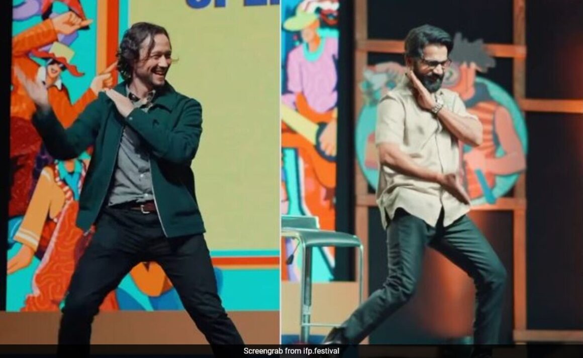 Rajkummar Rao And Inception Actor Joseph Gordon Levitt Groove To Stree 2 Song Aayi Nai. Watch