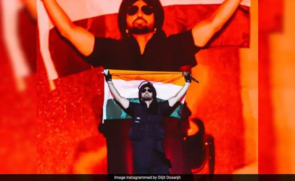 Diljit Dosanjh Waves The Indian Flag At Delhi Concert. Watch