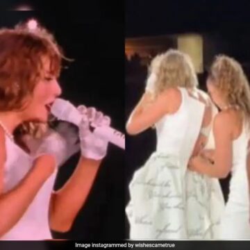 Taylor Swift Handles Wardrobe Malfunction During Miami Concert Like A Boss. Watch