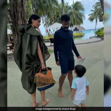 Inside Anand Ahuja And Sonam Kapoor’s “First Trip With Son Vayu” To Maldives