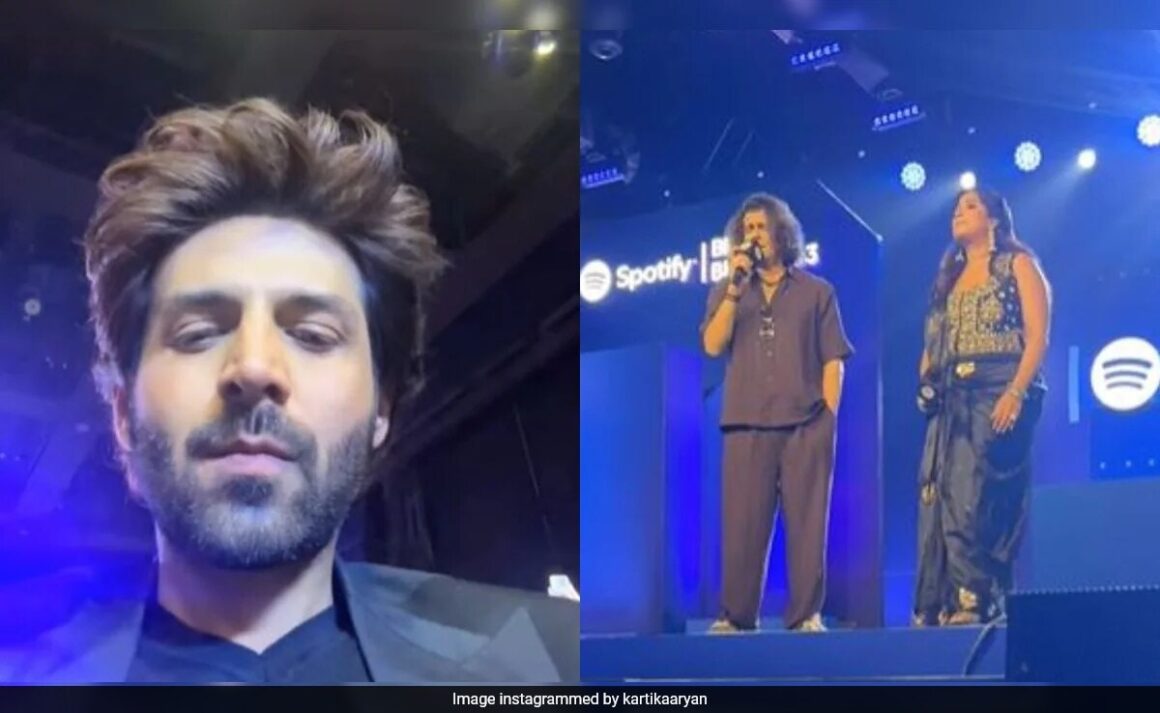 Kartik Aaryan’s Fanboy Moment With “Legends” Shreya Ghoshal And Sonu Nigam: “Pure Goosebumps”