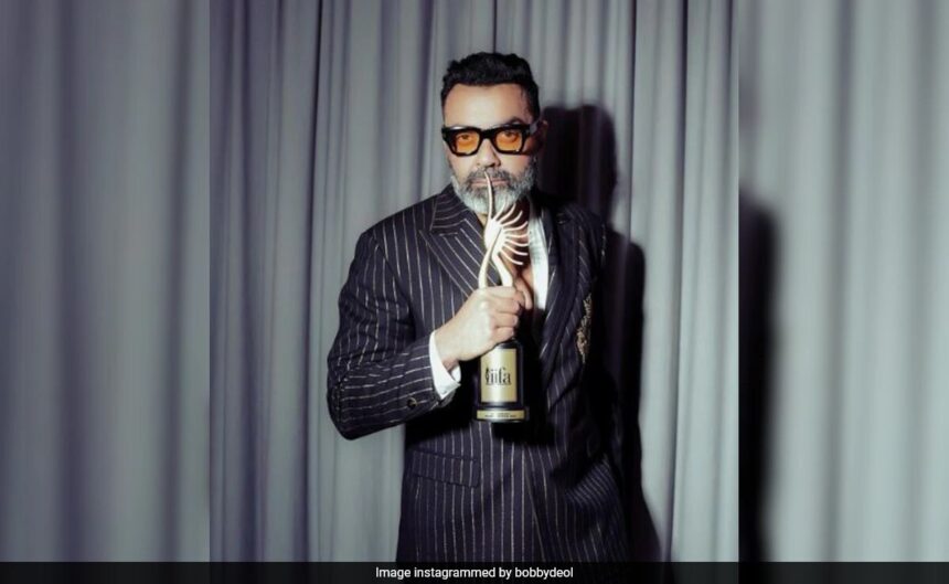 IIFA 2024: Bobby Deol On Winning Best Performance In A Negative Role Award