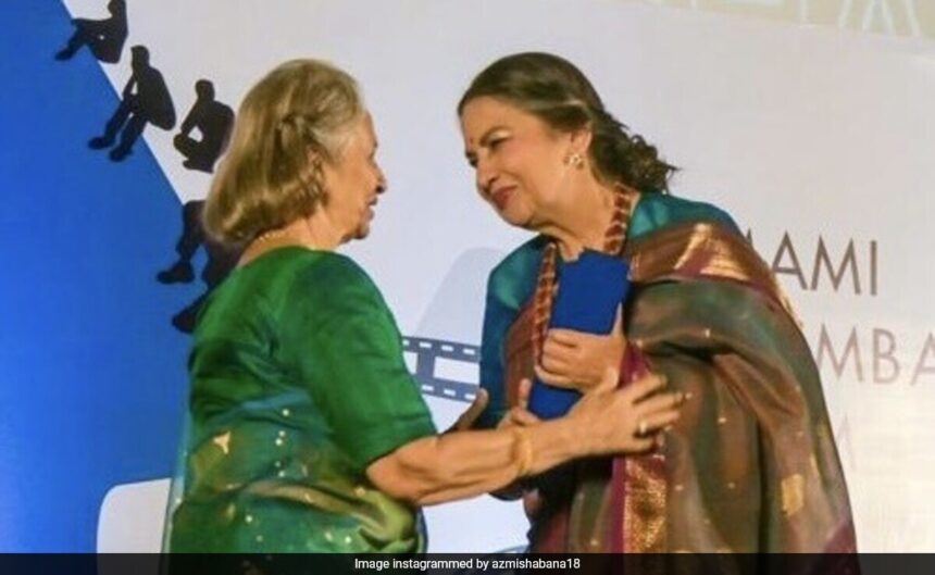 Shabana Azmi Receives Excellence In Cinema Award For Her Contributions To Indian Cinema