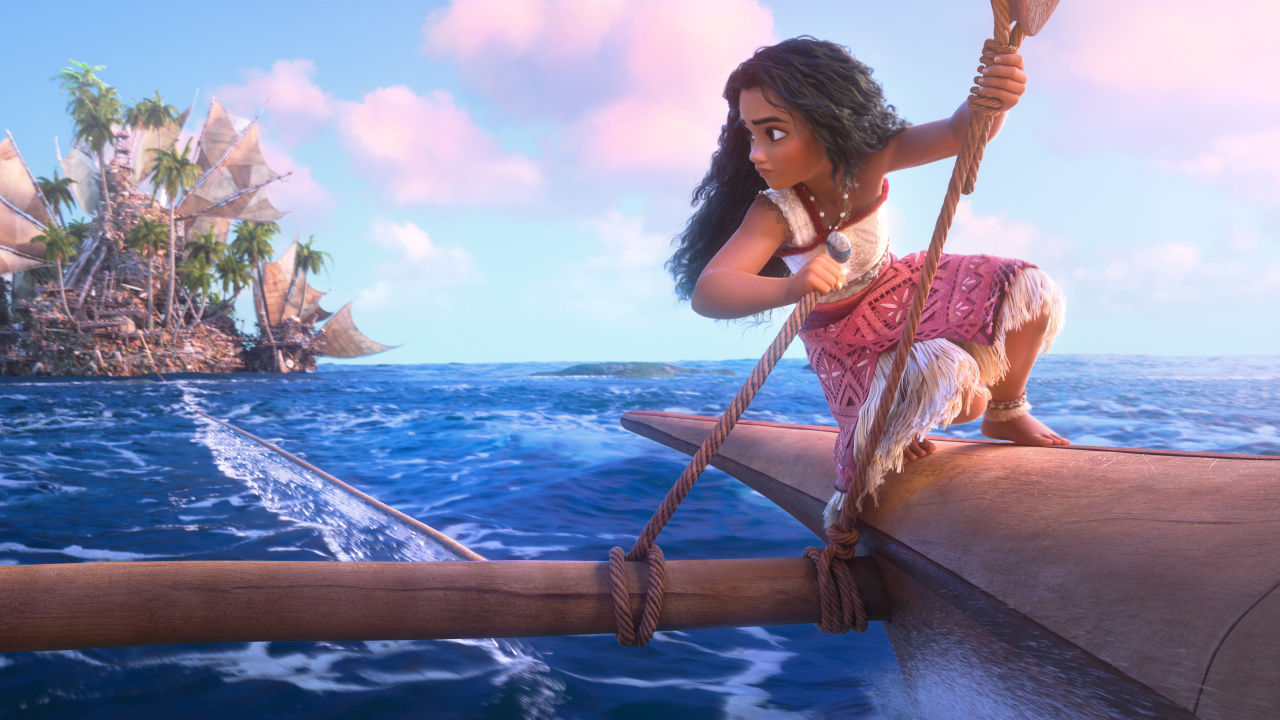 Auli‘i Cravalho as Moana in 'Moana 2'. © 2024 Disney Enterprises, Inc. All Rights Reserved.