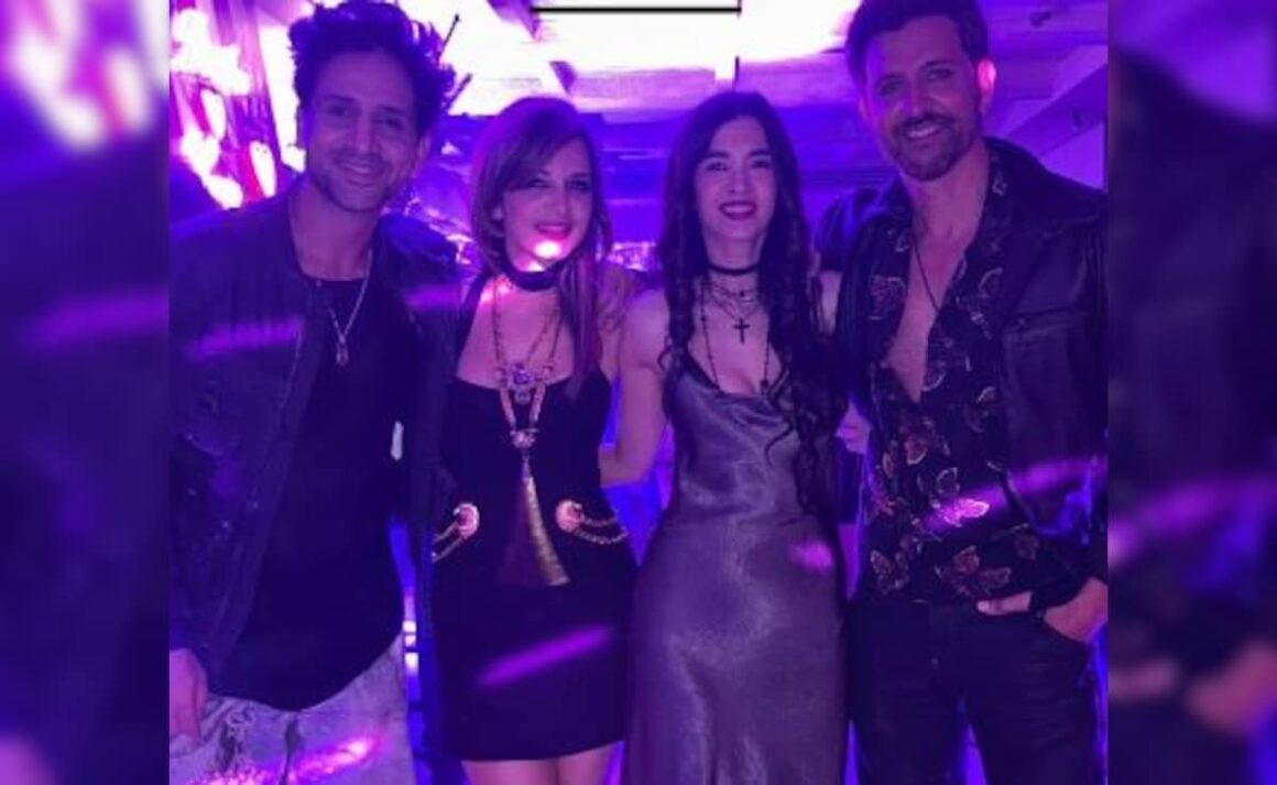 On Sussanne Khan’s 49th Birthday, Beau Arslan Goni, Ex-Husband Hrithik Roshan, His GF Saba Azad Party Together