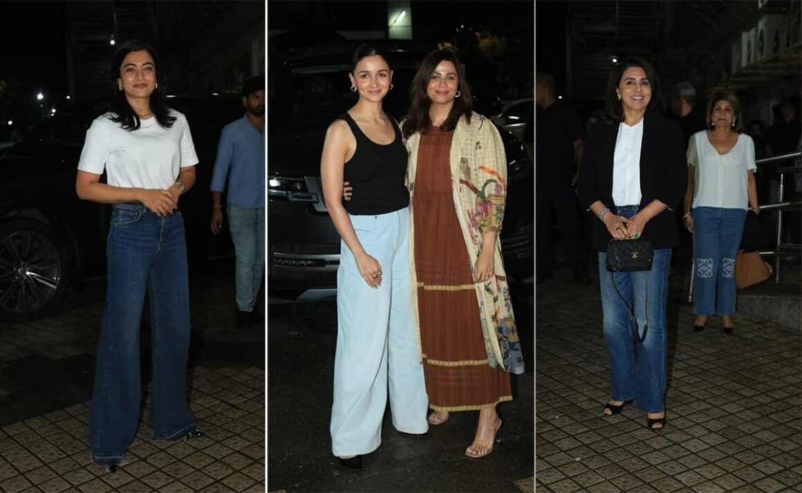 Neetu Kapoor, Rashmika Mandanna, Khushi Kapoor And Others