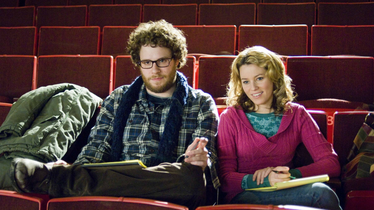 (L to R) Seth Rogen and Elizabeth Banks in 'Zack and Miri Make a Porno'. Photo: The Weinstein Company.