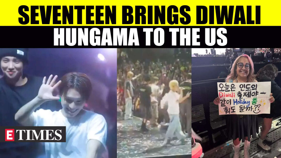 SEVENTEEN Sparks Diwali Spirit in the U.S., Join the Dance Craze With Indian Fans