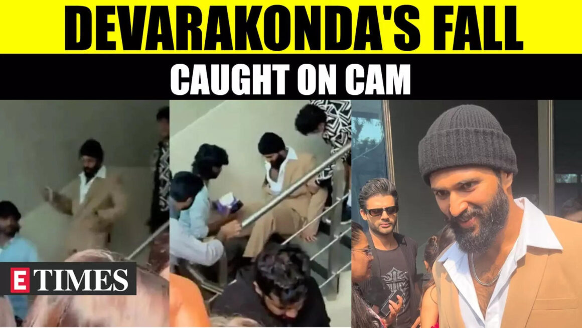 Vijay Deverakonda’s Unexpected Tumble at Mumbai Fest Amid 'Sahiba' Promotions