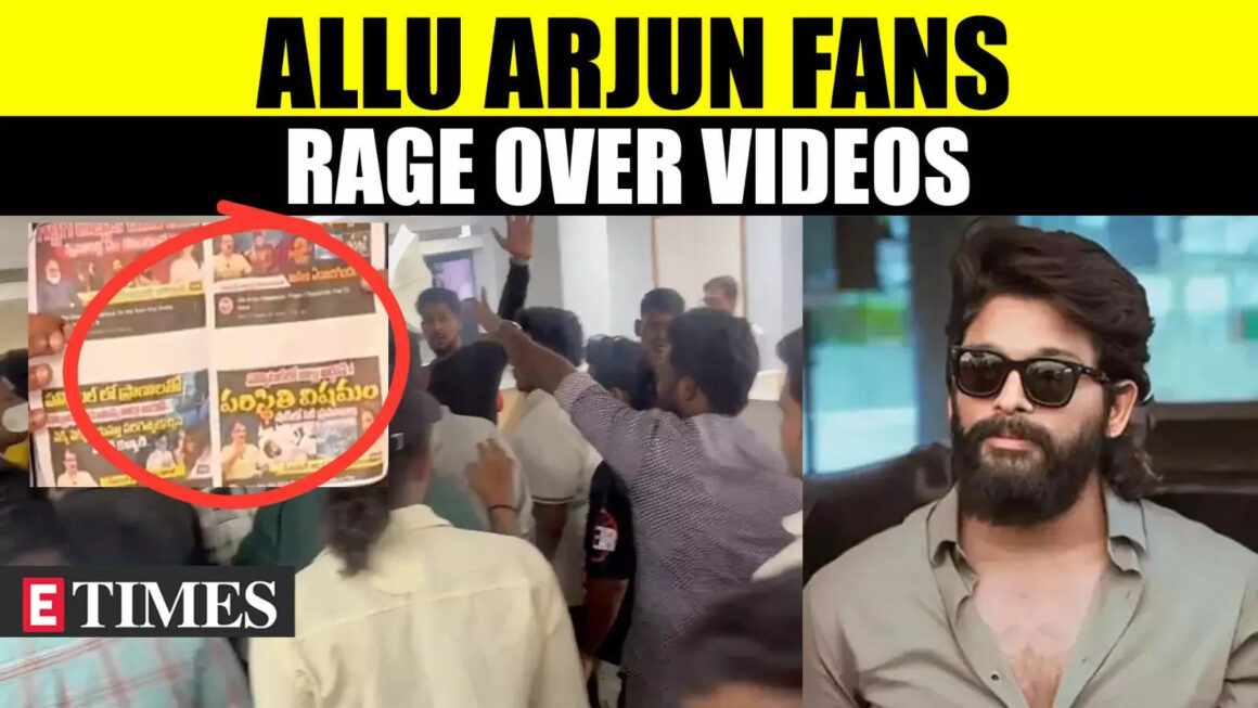 Chaos At YouTube Office; Allu Arjun Fans Demand Deletion Of Videos, Threats of Destruction