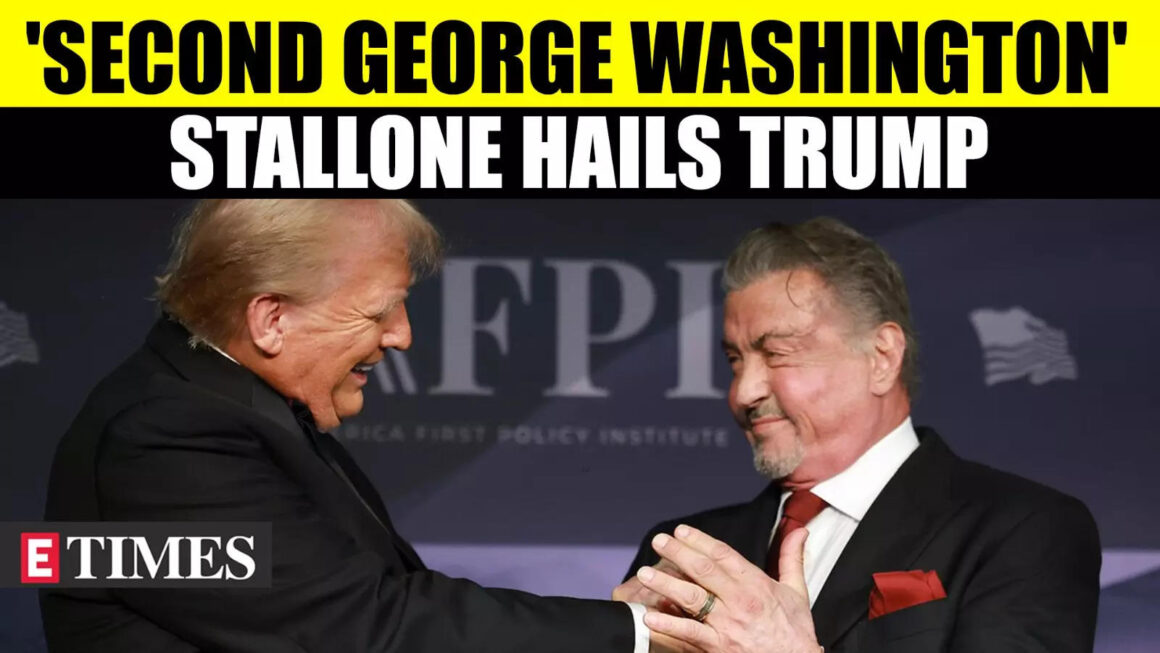 Sylvester Stallone Hails Trump As 'The Second George Washington' At America First Policy Gala