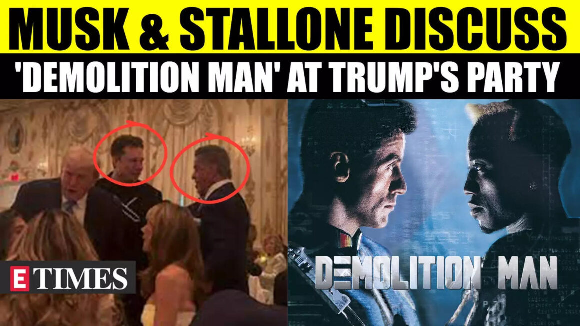 Elon Musk & Sylvester Stallone Bring Up 'Demolition Man' At Donald Trump's Thanksgiving Dinner