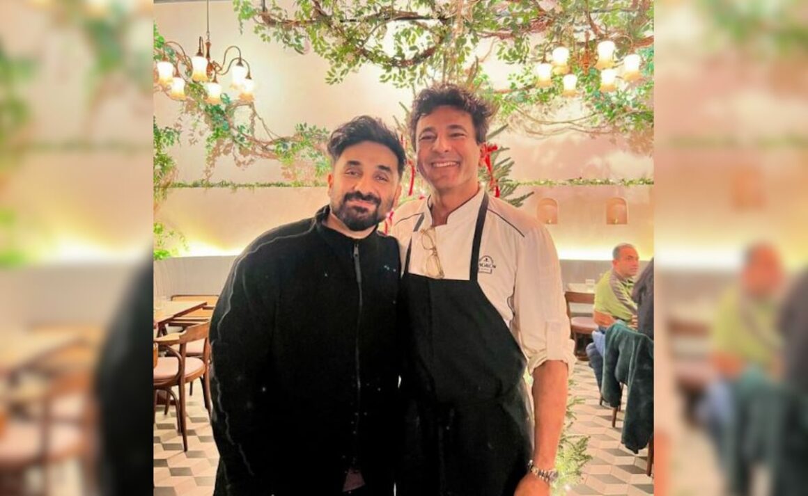 Vir Das Meets Vikas Khanna After Hosting International Emmys, The Chef Hopes “Academy Awards Next”