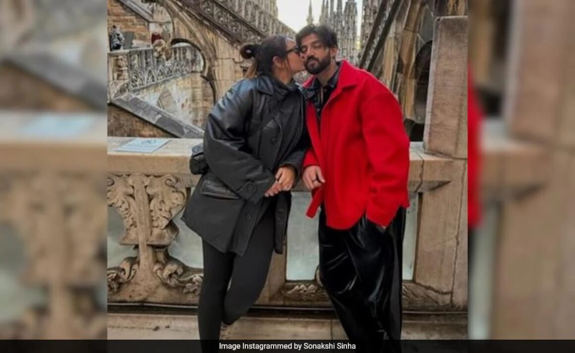 Sonakshi Sinha And Zaheer Iqbal’s Milan Album Sealed With A Kiss