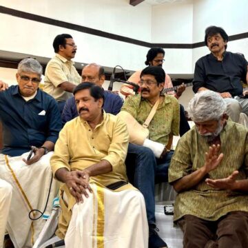 Reunion of members of Bluebirds the once-famous orchestra of Thiruvananthapuram