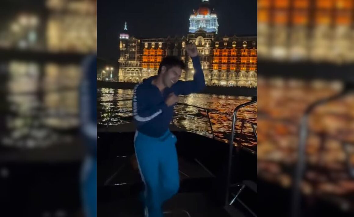 Varun Dhawan Grooves On A Boat To His Song Nain Matakka From Baby John Against Mumbai’s Iconic Taj Hotel