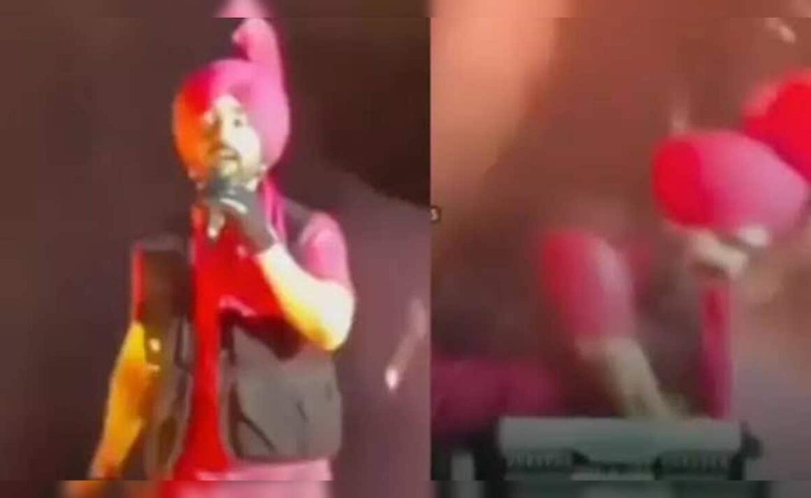 Diljit Dosanjh Falls On Stage During Ahmedabad Concert. Watch