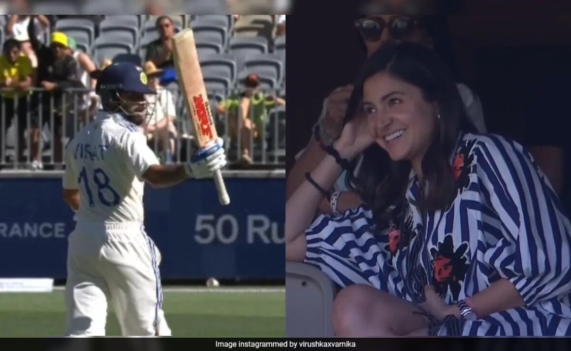 Anushka Sharma Jumps With Joy As Husband Virat Kohli Hits Half-Century. Watch