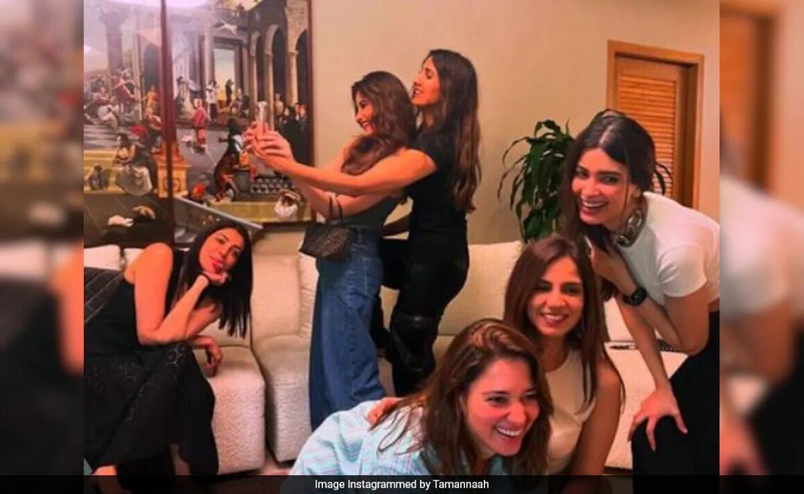 Tamannaah’s Sunday Night Fun With Rasha Thadani, Kajal Aggarwal, Diana Penty