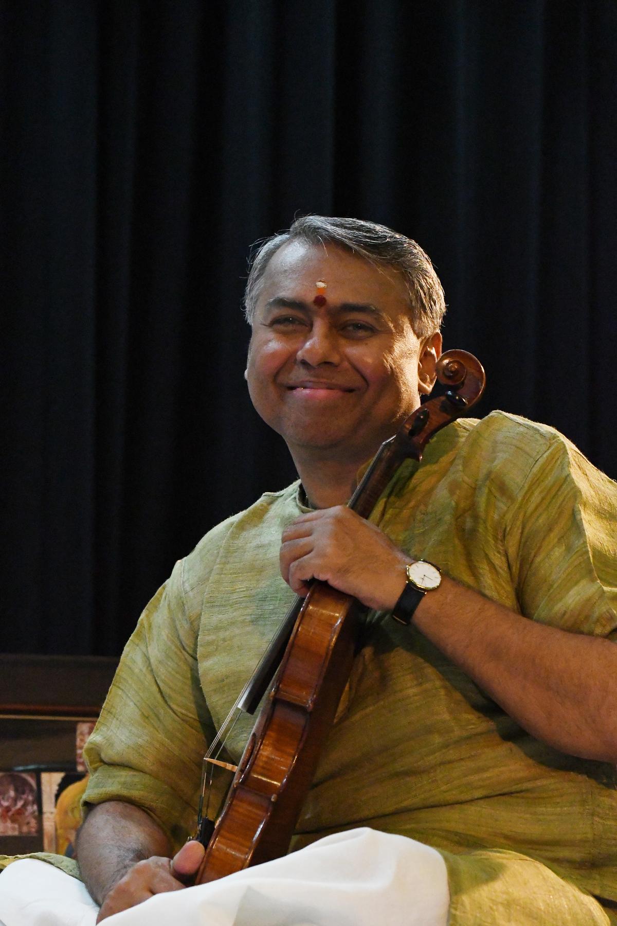 Violin exponent R. K. Shriramkumar has had the most exciting journey with Krishna, right from his first concert