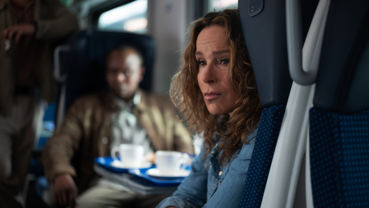 Jennifer Grey in 'A Real Pain'. Photo Courtesy of Searchlight Pictures, © 2024 Searchlight Pictures All Rights Reserved.