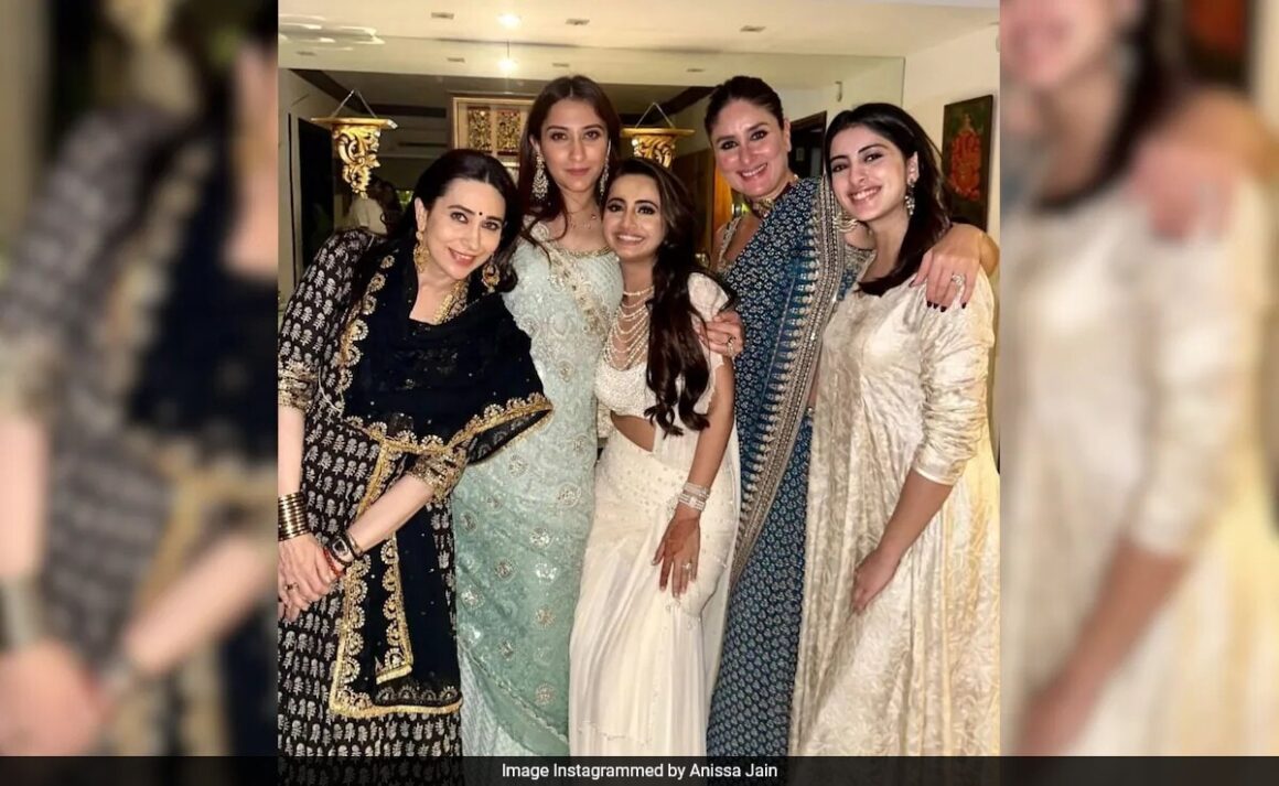 Kareena-Karisma Kapoor, Navya Nanda In An Inside Pic From Aadar Jain-Alekha Advani’s Roka