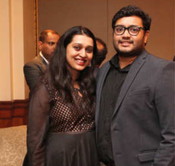 Swiggy's co-founder, Sriharsha Majety and his wife, Neetha's children