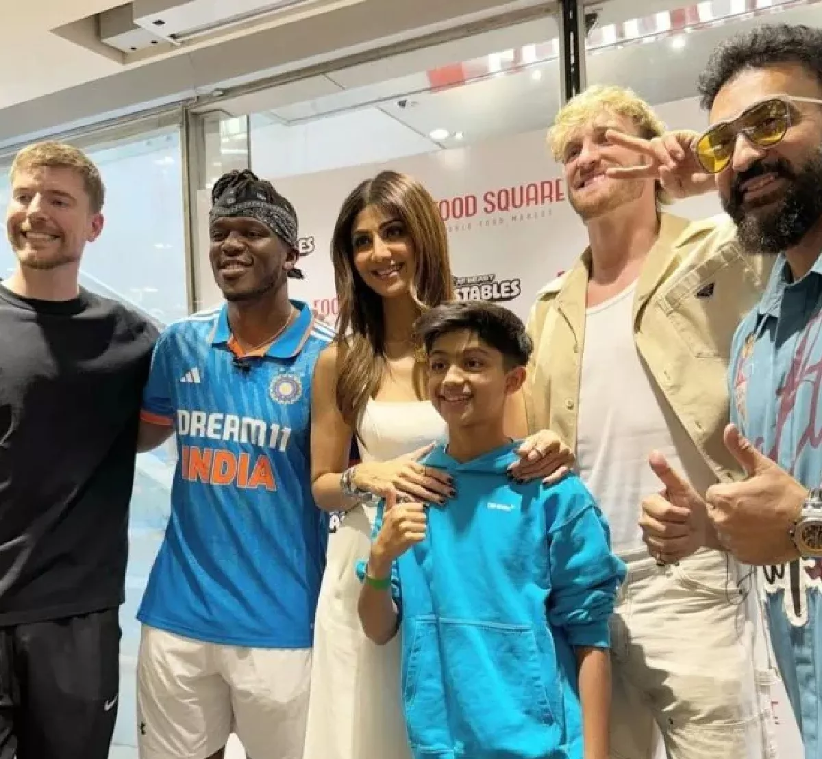 Mr Beast, Logan Paul and KSI met Bollywood celebrities in Mumbai