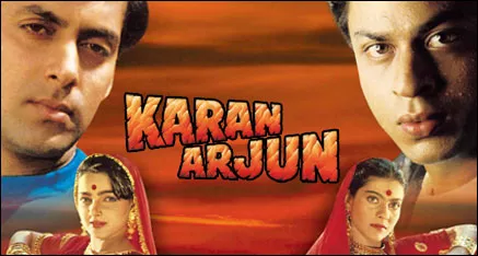 Shah Rukh Khan, Rakesh Roshan, Salman Khan, Karan Arjun