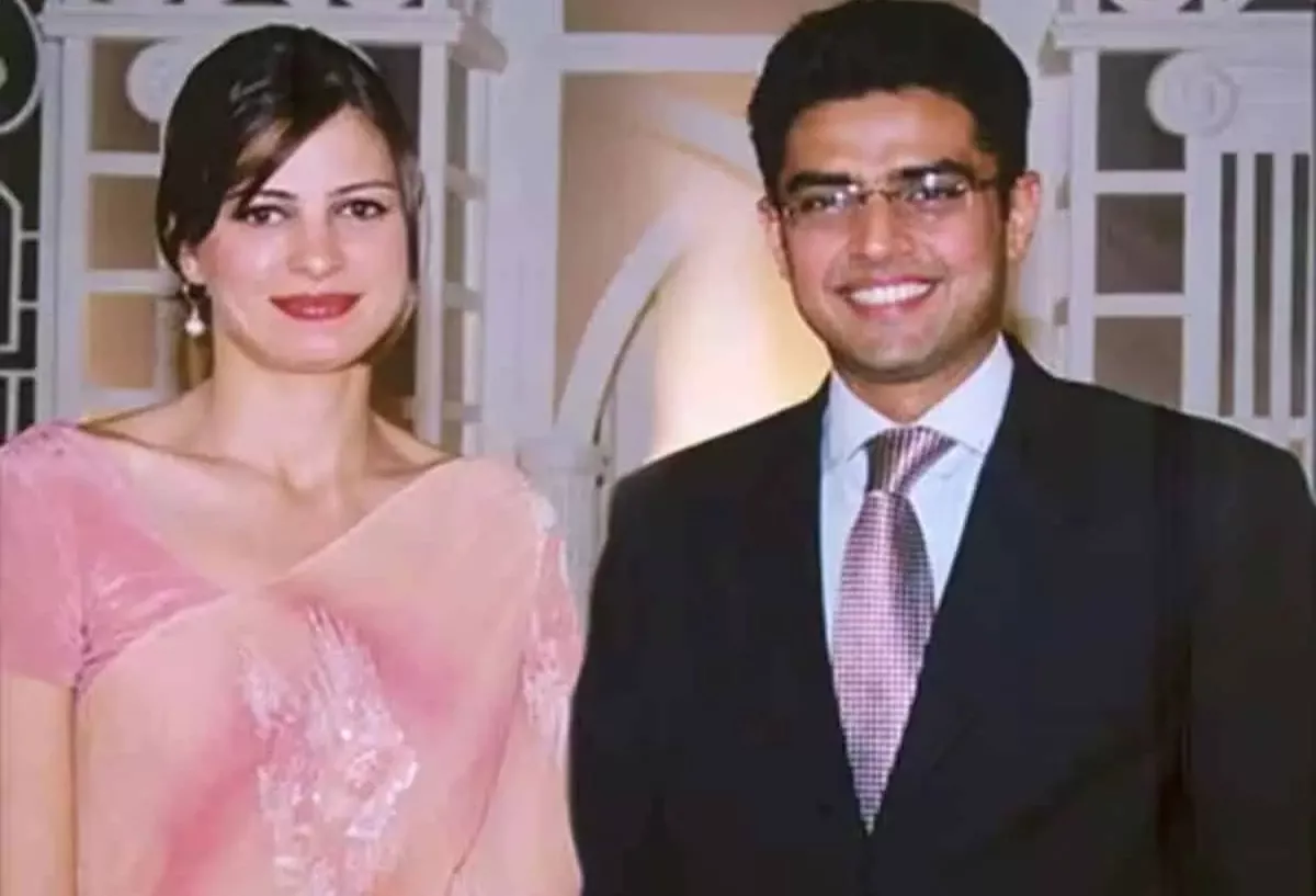 Sachin Pilot's ex-wife, Sara Abdullah is the daughter of the former Chief Minister of Jammu & Kashmir, Farooq Abdullah