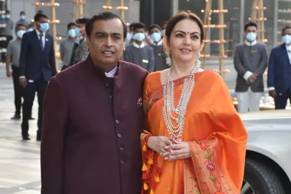 Anant and Nita Ambani