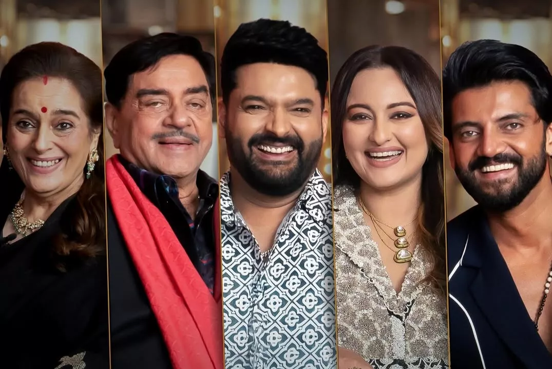 Shatrughan Sinha, Sonakshi Sinha, Poonam Sinha, Kapil Sharma, Zaheer Iqbal