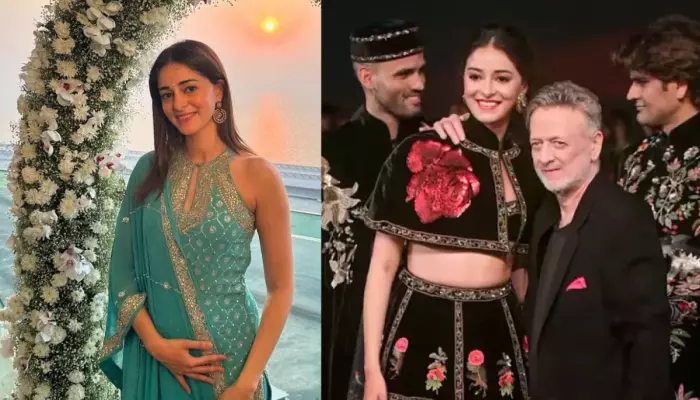 Ananya Panday Honours Rohit Bal By Rewearing Her Mom's 21-Year-Old Suit For Cousin's Engagement