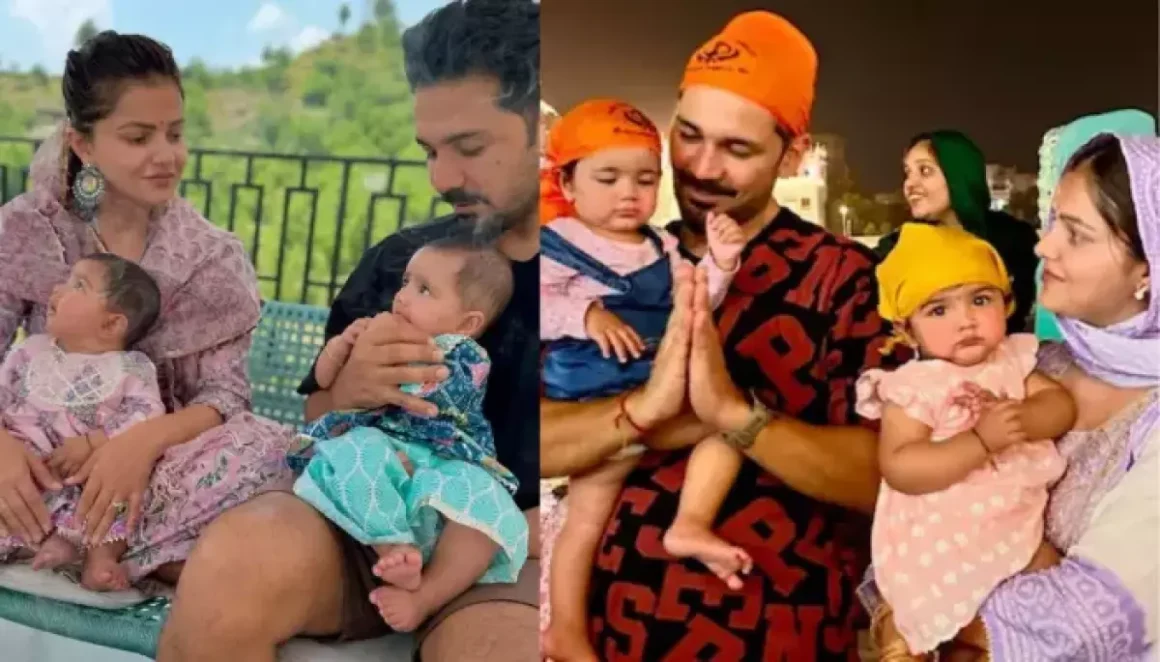 Rubina Dilaik And Abhinav Shukla’s Twins Doll Up In Traditional Attires As They Turn 1