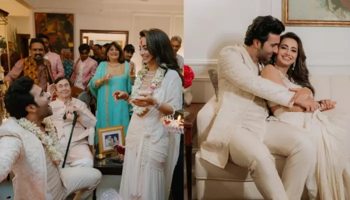 Aadar Jain Goes Down On His Knees For Alekha Advani, As They Share Unseen Glimpses Of Their 'Roka'