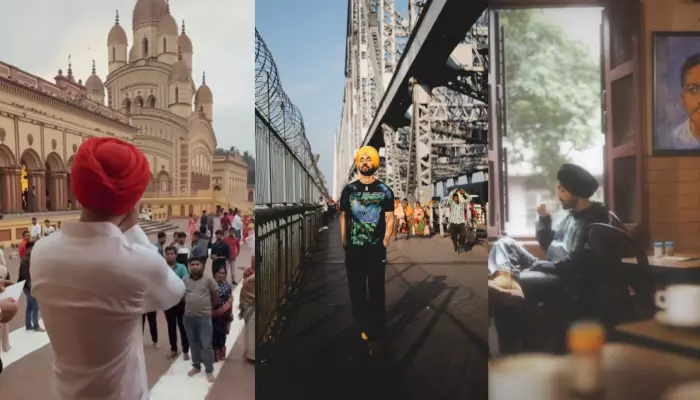 Diljit Dosanjh Leaves Fans Overjoyed With Kolkata Visit, Indian Coffee House To Dakshineswar Temple