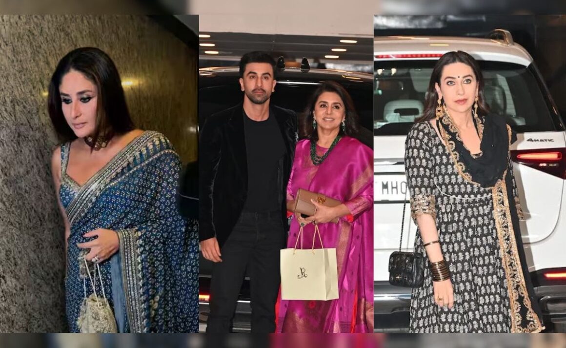 Kareena Kapoor, Ranbir And Karisma Attend Aadar Jain And Alekha Advani’s Roka Ceremony