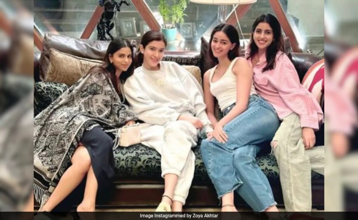 A Blockbuster Frame Featuring BFFs Suhana Khan, Navya Nanda, Ananya Panday And Shanaya Kapoor. Courtesy, Zoya Akhtar