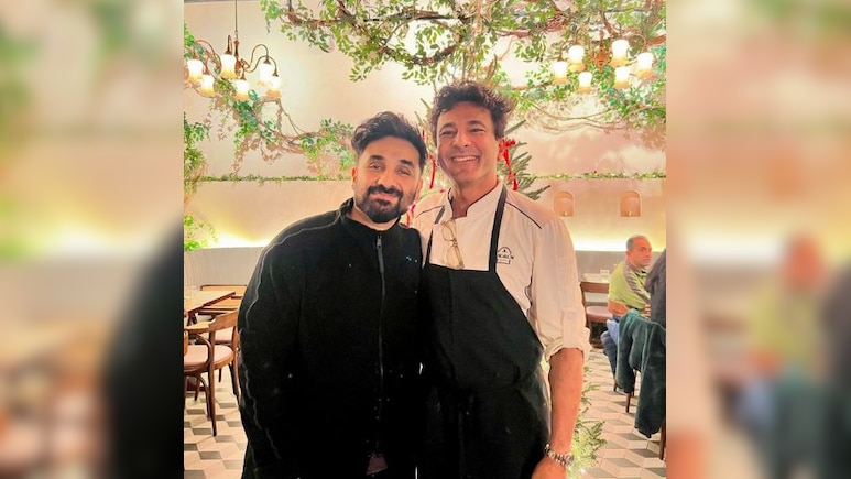 Vir Das Meets Vikas Khanna After Hosting International Emmys, The Chef Hopes "Academy Awards Next"