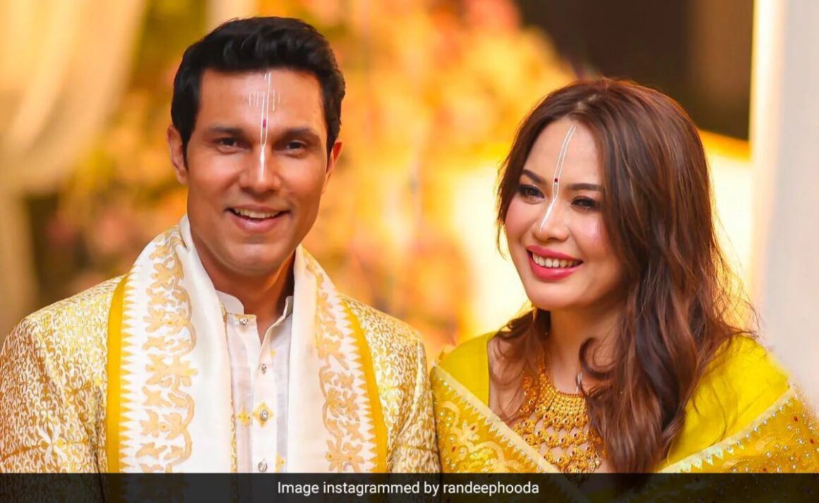 Lin Laishram’s Wish For Husband Randeep Hooda On First Wedding Anniversary Is Everything