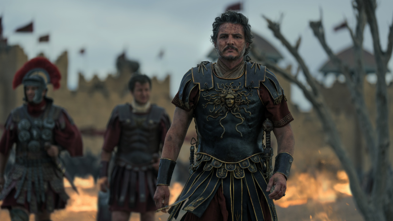 Pedro Pascal plays Marcus Acacius in 'Gladiator II' from Paramount Pictures.