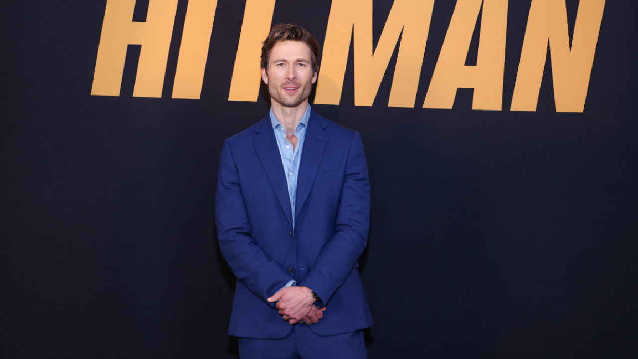 Glen Powell stars in 'Hit Man'.