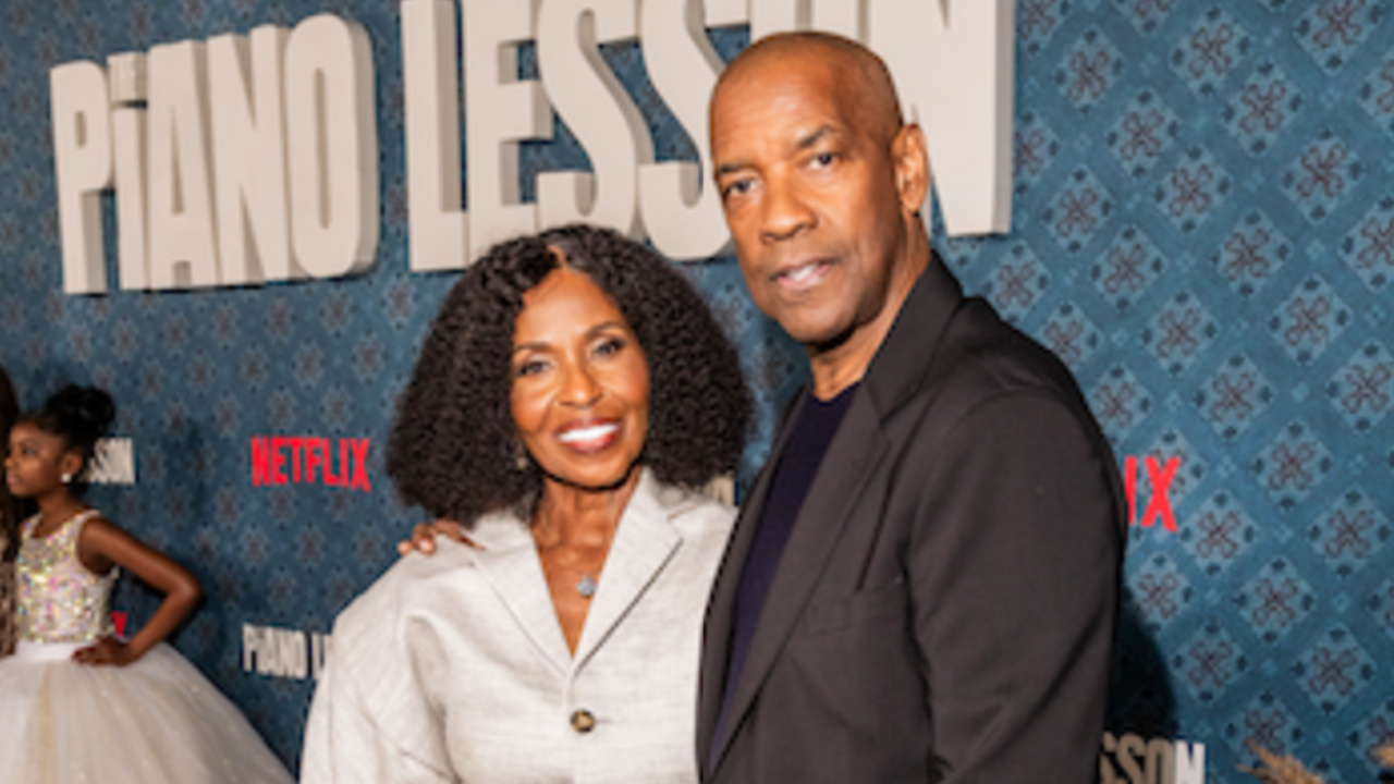 (L to R) Pauletta Washington and Denzel Washington attend Netflix's 'The Piano Lesson' LA premiere at The Egyptian Theatre Hollywood on November 19, 2024 in Los Angeles, California. Photo: Roger Kisby/Getty Images for Netflix.