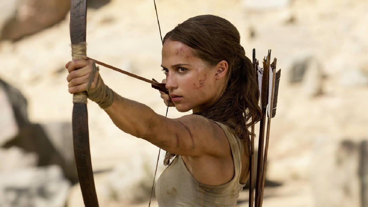 Alicia Vikander as Lara Croft in 2018's 'Tomb Raider.' Photo: Warner Bros. Pictures.