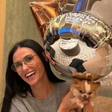 Demi Moore’s Pet Chihuahua Pilaf “Says Thank You” For Birthday Wishes