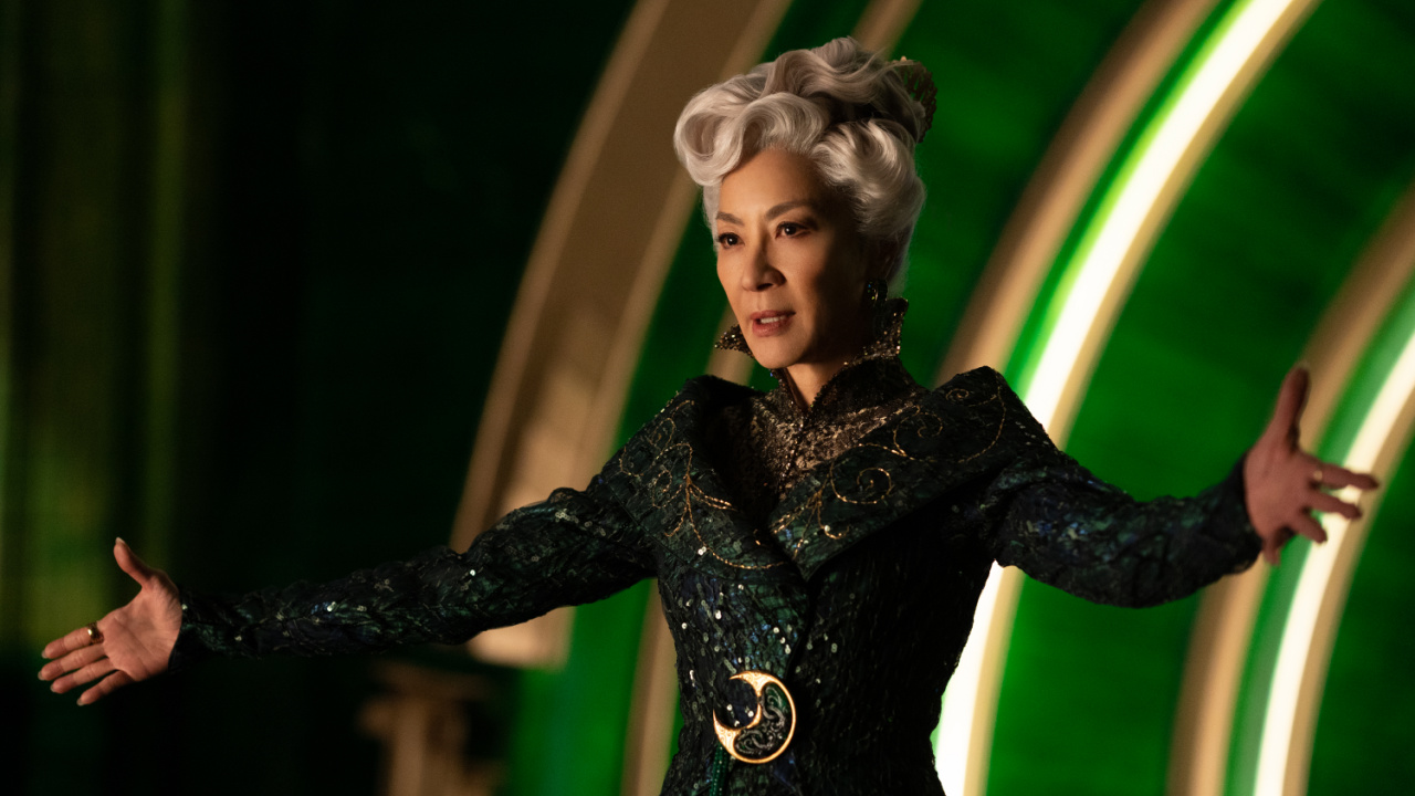 Michelle Yeoh is Madame Morrible in 'Wicked', directed by Jon M. Chu. Photo: Universal Pictures.